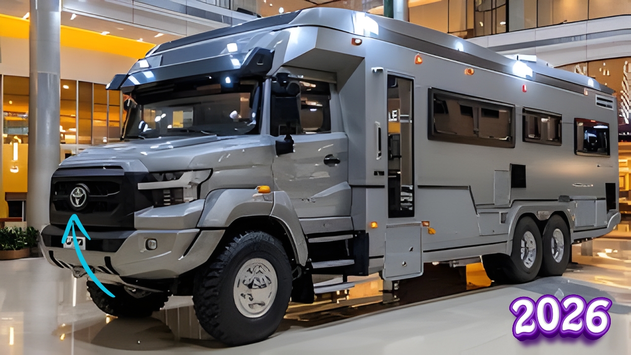 2026 Toyota 6×6 Camper Motorhome